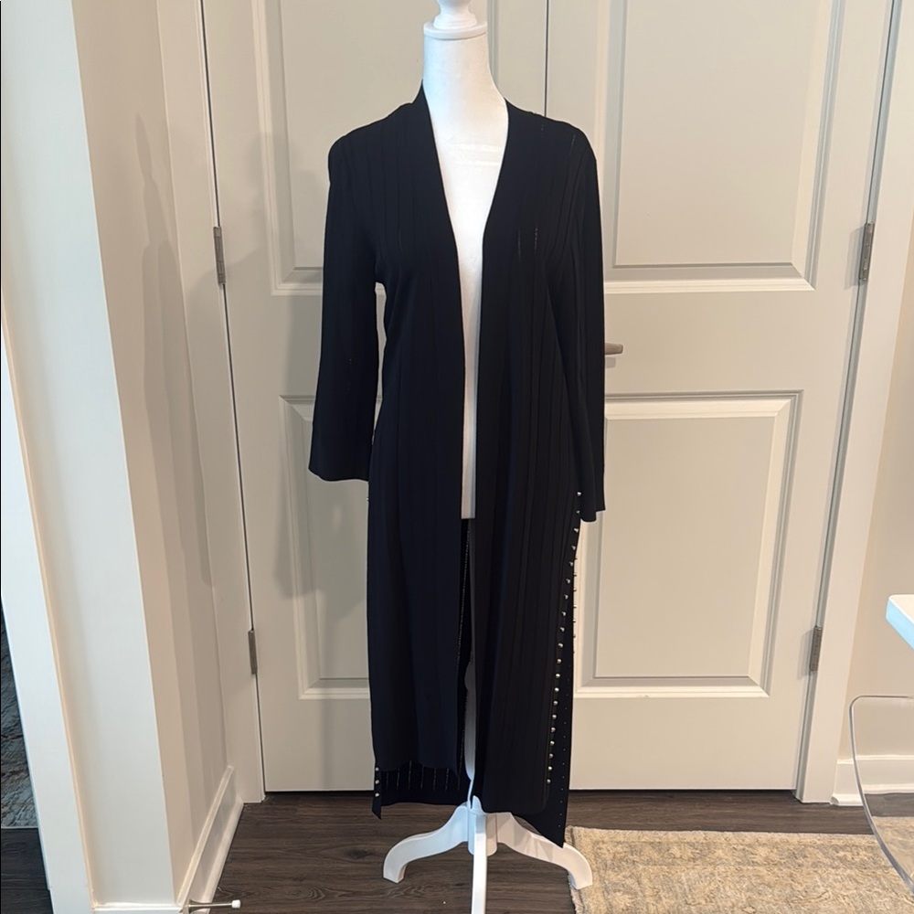 Joseph Ribkoff Black Long Cardigan
